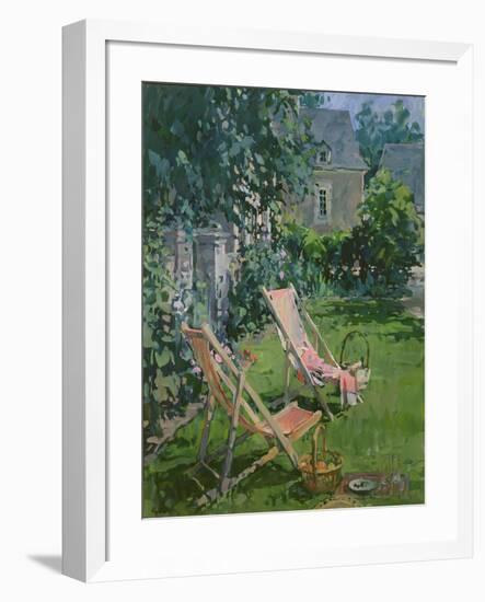 Deck Chairs at Coudray, 1998-Susan Ryder-Framed Giclee Print