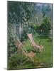 Deck Chairs at Coudray, 1998-Susan Ryder-Mounted Giclee Print