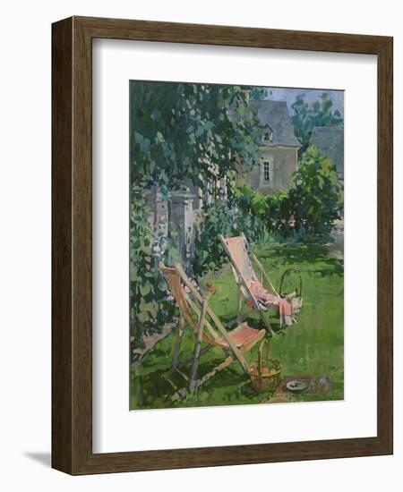 Deck Chairs at Coudray, 1998-Susan Ryder-Framed Giclee Print