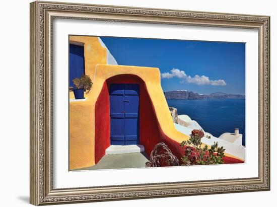 Deck Ocean View II-Larry Malvin-Framed Photographic Print