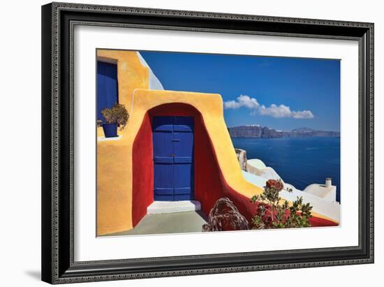 Deck Ocean View II-Larry Malvin-Framed Photographic Print