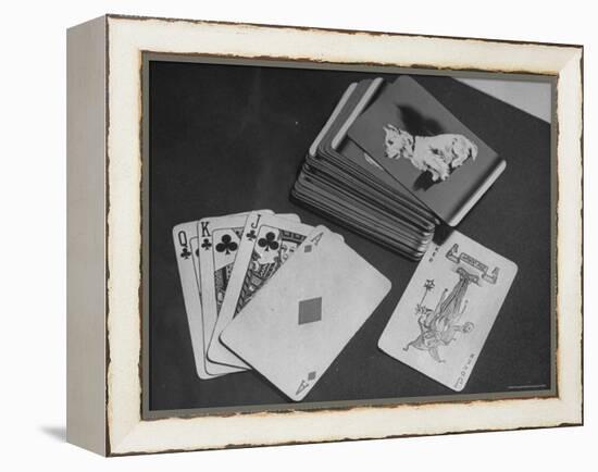 Deck of Playing Cards-David Scherman-Framed Premier Image Canvas