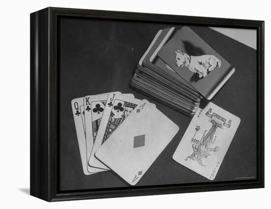 Deck of Playing Cards-David Scherman-Framed Premier Image Canvas