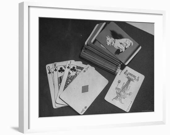 Deck of Playing Cards-David Scherman-Framed Photographic Print