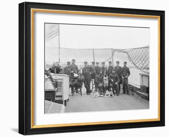 Deck of Uss Monitor on James River, Virginia-Stocktrek Images-Framed Photographic Print