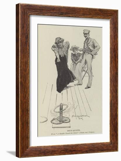 Deck-Quoits-Stanley L. Wood-Framed Giclee Print