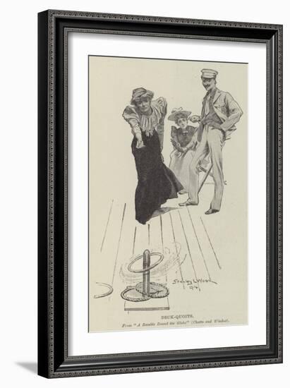 Deck-Quoits-Stanley L. Wood-Framed Giclee Print