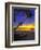 Deckchair on Tropical Beach by Palm Tree at Dusk and Blue Heron, Maldives, Indian Ocean-Papadopoulos Sakis-Framed Photographic Print