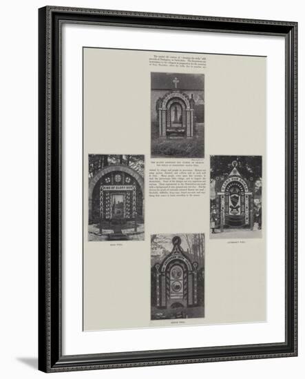 Decking the Wells at Tissington-null-Framed Giclee Print