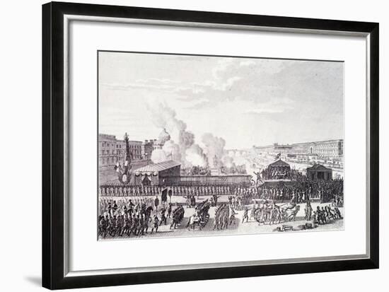 Declaration of Country in Danger During French Revolution France-null-Framed Giclee Print