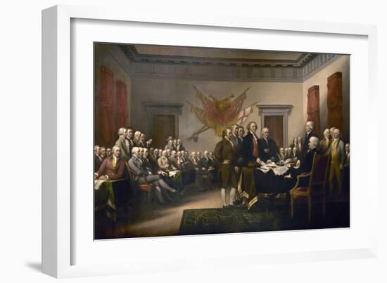 Declaration of Independence, 1819-John Trumbull-Framed Giclee Print