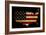 Declaration of Independence Grunge America Map Flag-Veneratio-Framed Art Print