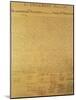 Declaration of Independence of the 13 United States of America of 1776, 1823 (Copper Engraving)-null-Mounted Giclee Print