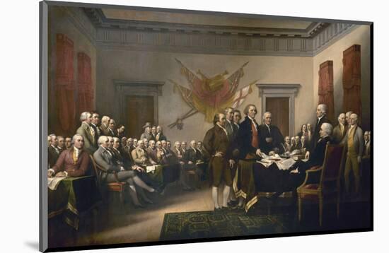 Declaration of Independence-John Trumbull-Mounted Art Print