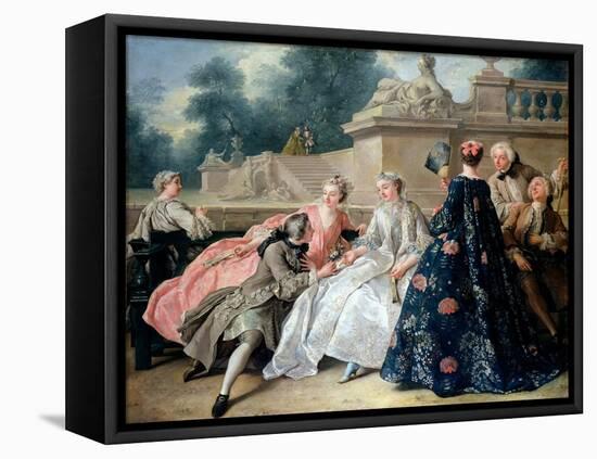 Declaration of Love, 1731-Jean Francois de Troy-Framed Premier Image Canvas