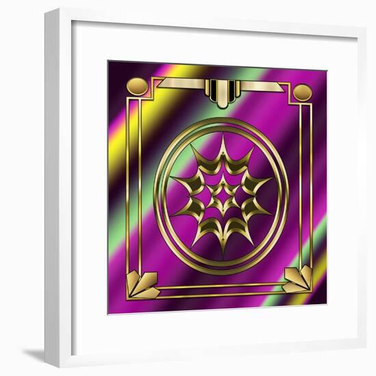 Deco 29 Frame 1-Art Deco Designs-Framed Giclee Print