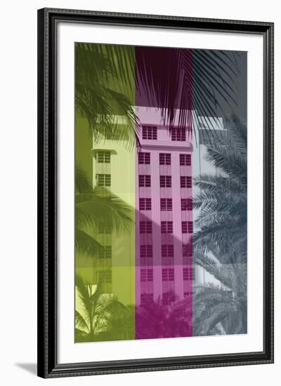 Deco Beach II-Tony Koukos-Framed Giclee Print