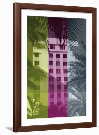 Deco Beach II-Tony Koukos-Framed Giclee Print