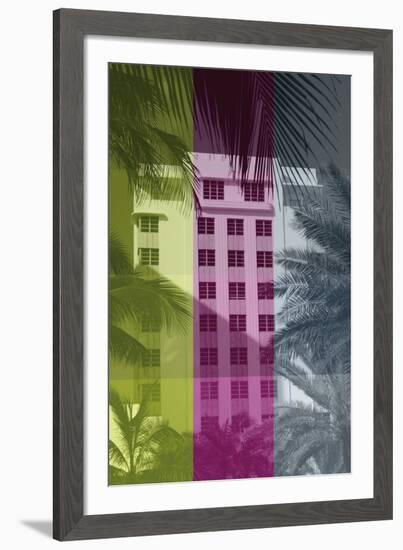 Deco Beach II-Tony Koukos-Framed Giclee Print