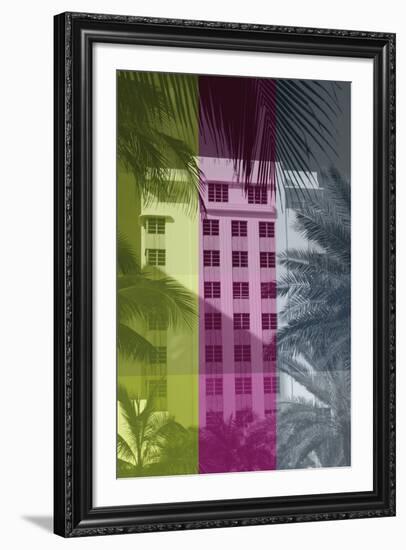 Deco Beach II-Tony Koukos-Framed Giclee Print