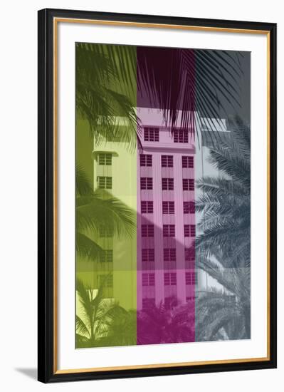 Deco Beach II-Tony Koukos-Framed Giclee Print