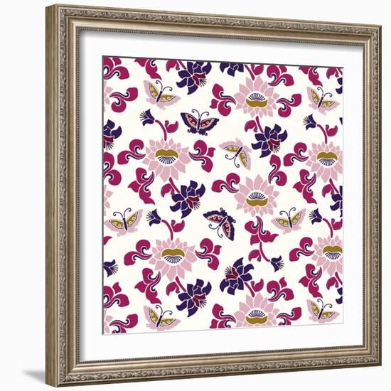 Deco Butterfly-null-Framed Giclee Print