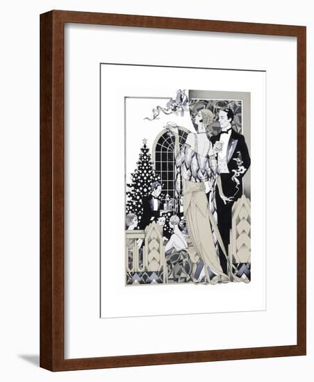 Deco Christmas-David Chestnutt-Framed Premium Giclee Print