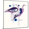 Deco Cranes-null-Mounted Giclee Print