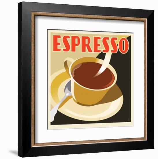 Deco Espresso I-Richard Weiss-Framed Art Print