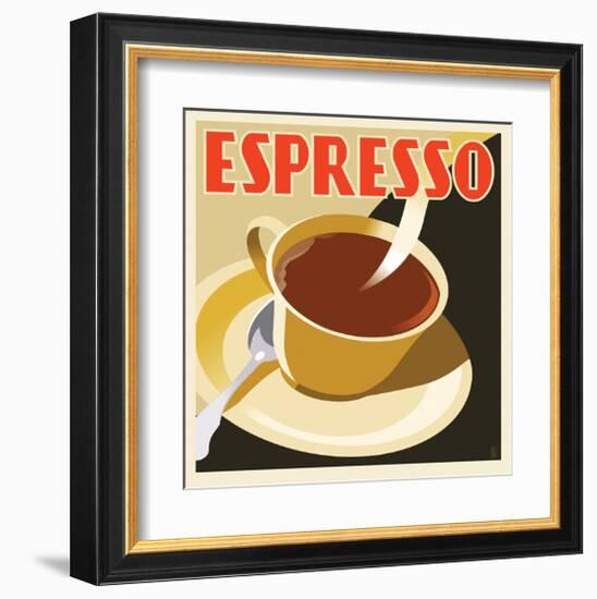 Deco Espresso I-Richard Weiss-Framed Art Print