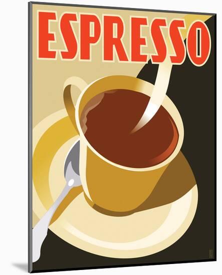 Deco Espresso II-Richard Weiss-Mounted Art Print