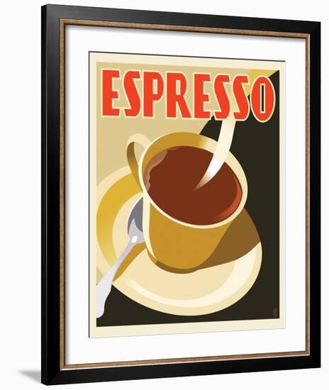 Deco Espresso II-Richard Weiss-Framed Art Print