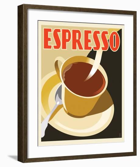 Deco Espresso II-Richard Weiss-Framed Art Print