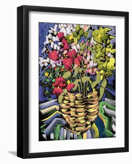 Deco Flowers-Frances Treanor-Framed Giclee Print