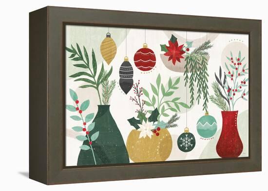 Deco Holiday I-Veronique Charron-Framed Stretched Canvas