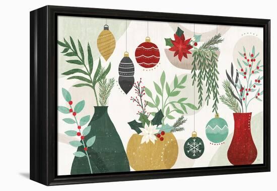Deco Holiday I-Veronique Charron-Framed Stretched Canvas