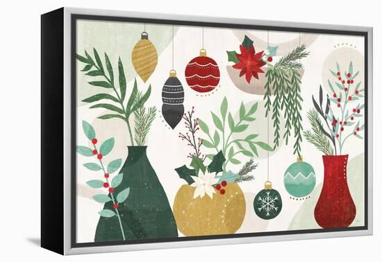 Deco Holiday I-Veronique Charron-Framed Stretched Canvas