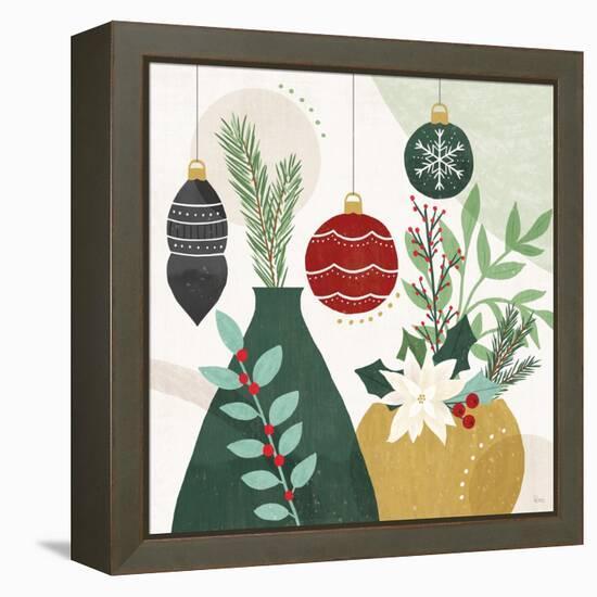 Deco Holiday II-Veronique Charron-Framed Stretched Canvas