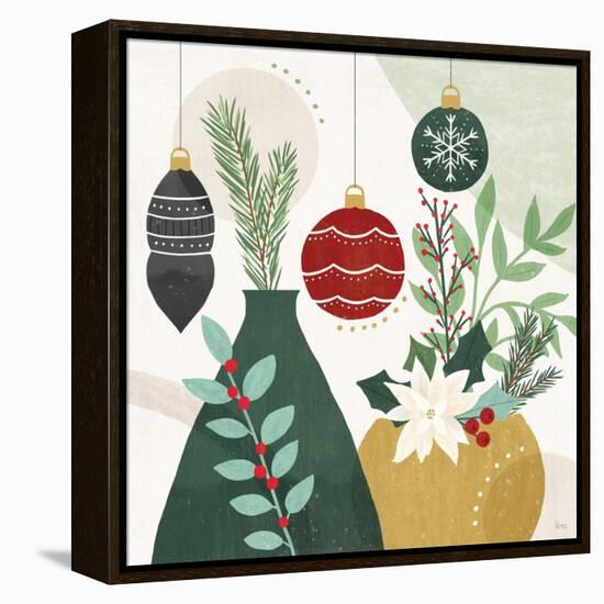 Deco Holiday II-Veronique Charron-Framed Stretched Canvas