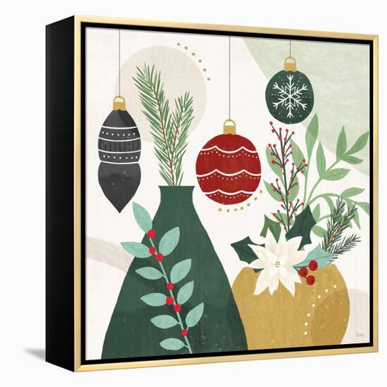 Deco Holiday II-Veronique Charron-Framed Stretched Canvas