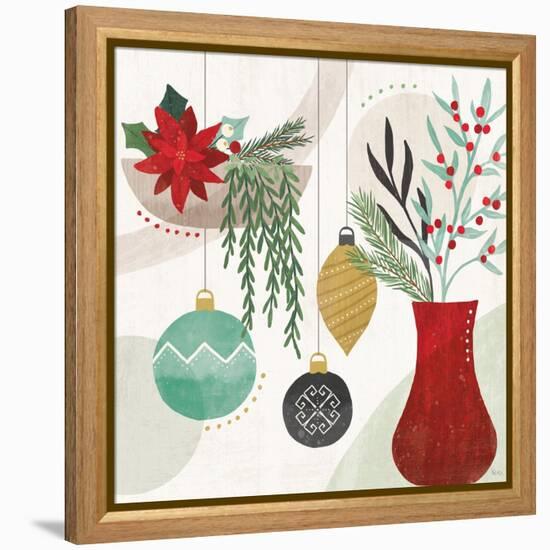 Deco Holiday III-Veronique Charron-Framed Stretched Canvas