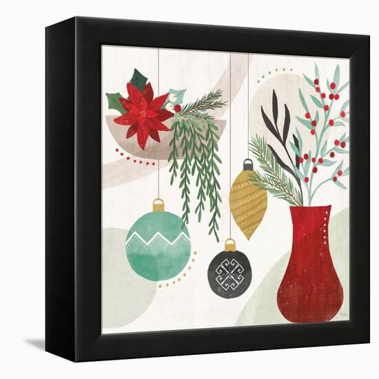 Deco Holiday III-Veronique Charron-Framed Stretched Canvas
