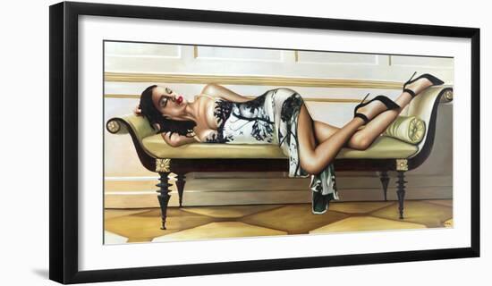 Deco Lady-Pierre Benson-Framed Art Print