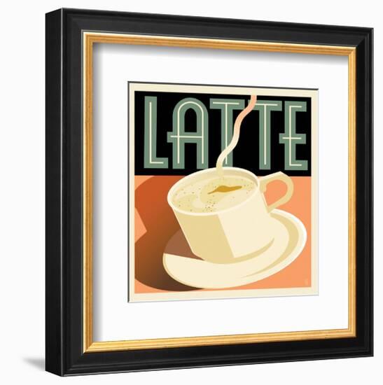 Deco Latte II-Richard Weiss-Framed Premium Giclee Print