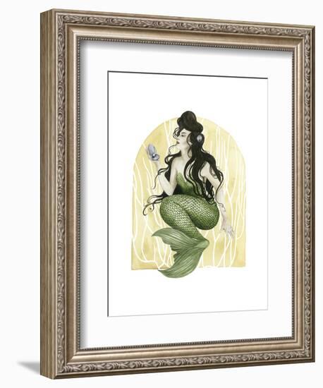 Deco Mermaid I-Grace Popp-Framed Art Print