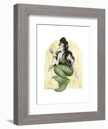 Deco Mermaid I-Grace Popp-Framed Art Print