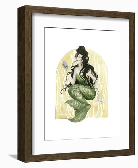 Deco Mermaid I-Grace Popp-Framed Art Print