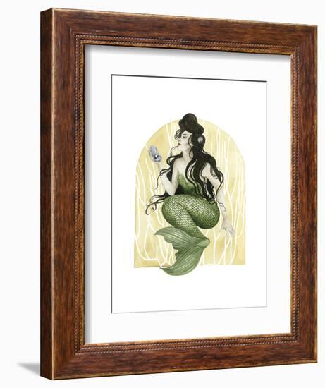 Deco Mermaid I-Grace Popp-Framed Art Print