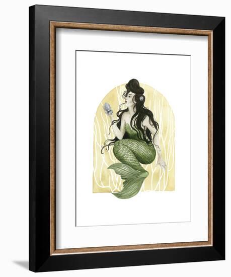 Deco Mermaid I-Grace Popp-Framed Art Print