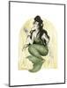 Deco Mermaid I-Grace Popp-Mounted Art Print